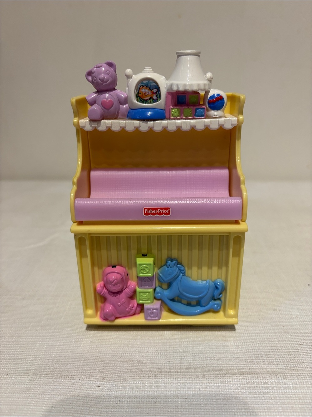 2007 Fisher Price Loving Family Baby Changing Table with Lights / Music